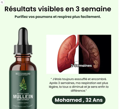 Les Gouttes pour les poumons à la molène