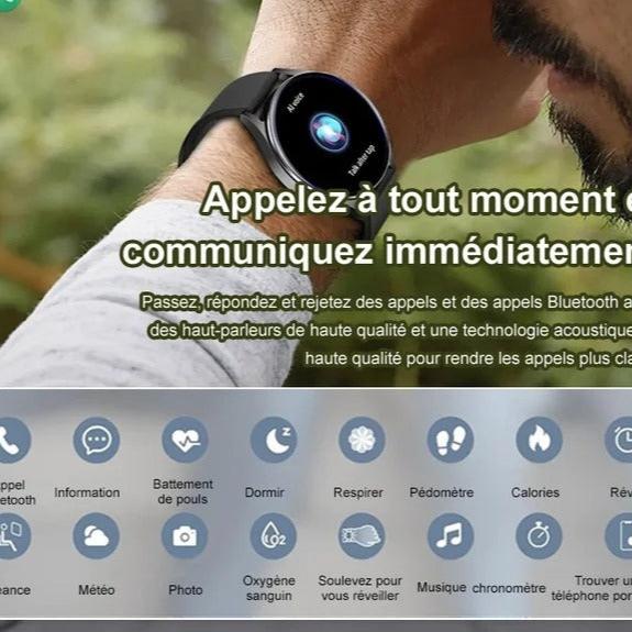 Montre de sport avec moniteur de fréquence cardiaque (Chad)
